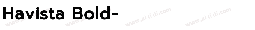 Havista Bold字体转换